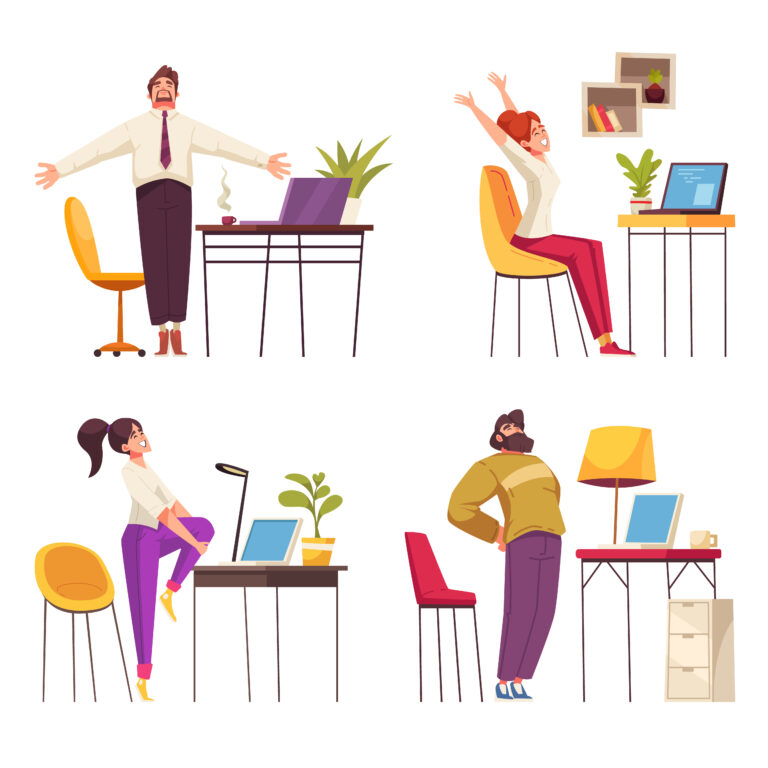 Yoga sur chaise entreprise Vosges séance groupe"